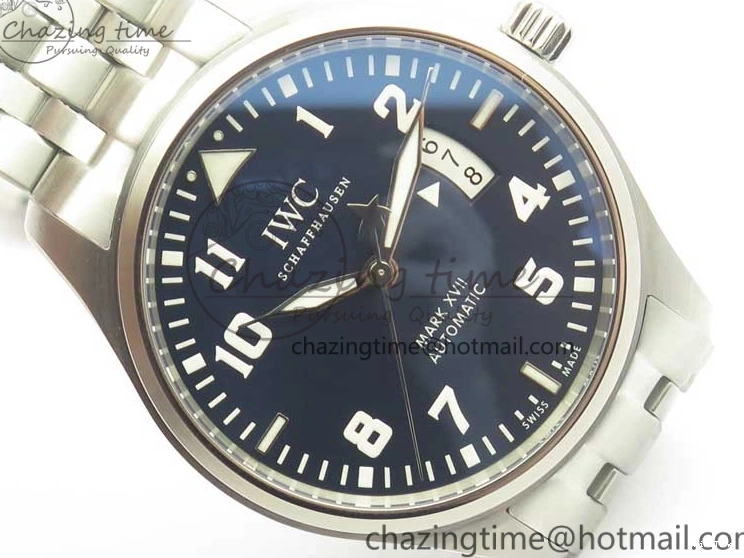MIROTIME 0811 Mark XVII IW327014 Le Petit Prince MKS 1:1 Best Edition Blue Dial on SS Bracelet MIYOTA 9015 V FastDry 7191